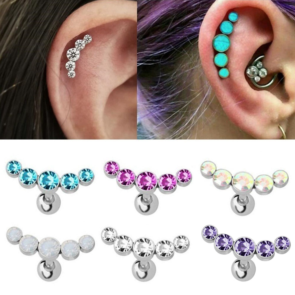 Body Jewelry Ear Piercing - قطعة واحدة من مجوهرات الجسم العصرية،