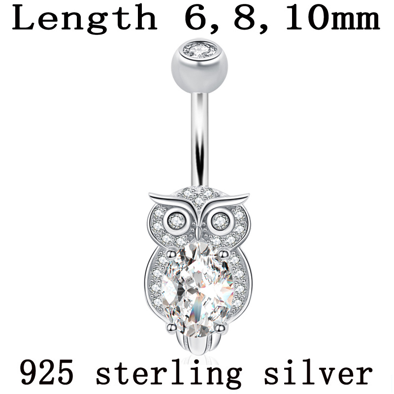 Body Jewelry Materials - البطن خاتم على شكل زر حقيقي