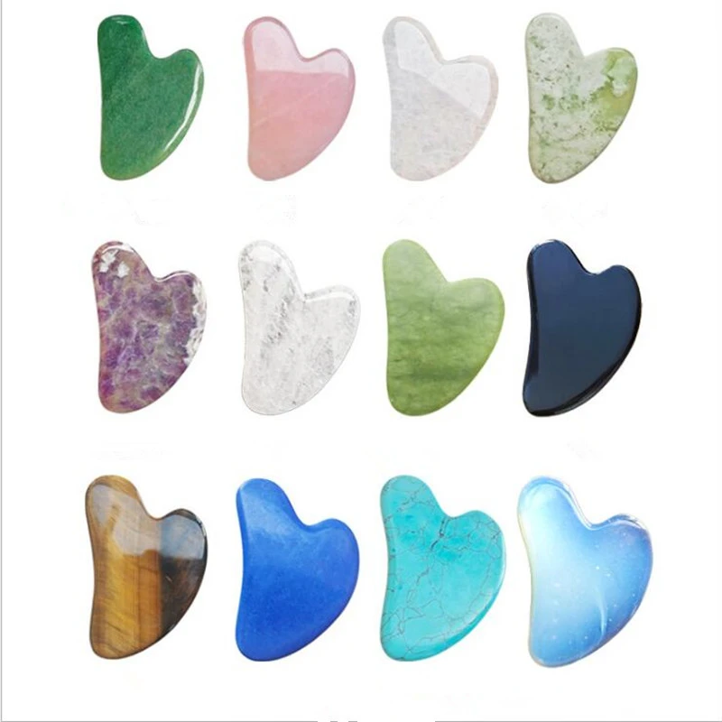 Body Jewelry Materials - الطبيعية الخضراء اليشم الأسطوانة تدليك الوجه