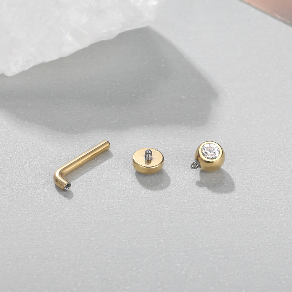 1 قطعة زرع الصف التيتانيوم كري - مراجعة Body Jewelry Vch وسعره