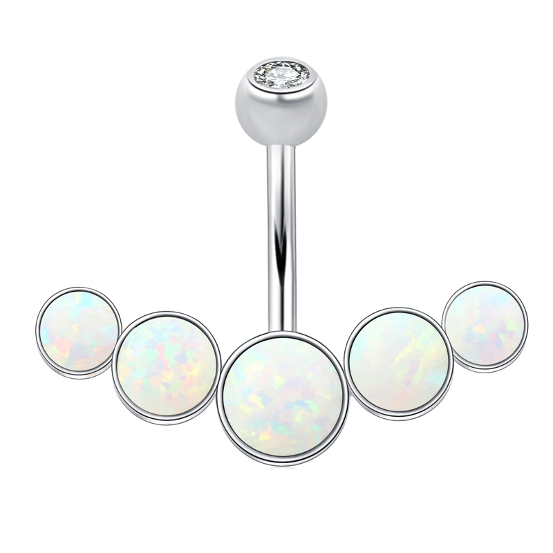 حلقة سرة البطن من الفضة الإستر - مراجعة Body Jewelry Materials وسعره