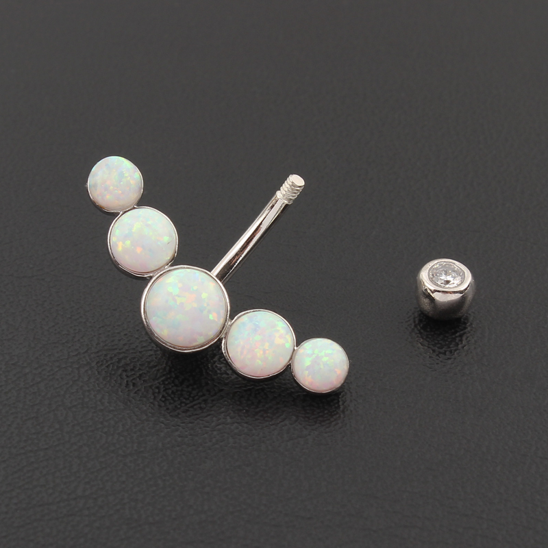 حلقة سرة البطن من الفضة الإستر - مراجعة Body Jewelry Materials وسعره