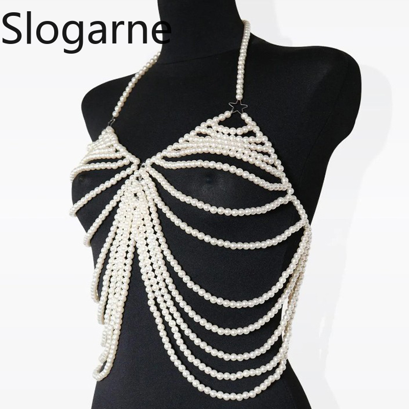 المرأة مثير اللؤلؤ الجسم سلسلة - مراجعة Body Jewelry Europe وسعره
