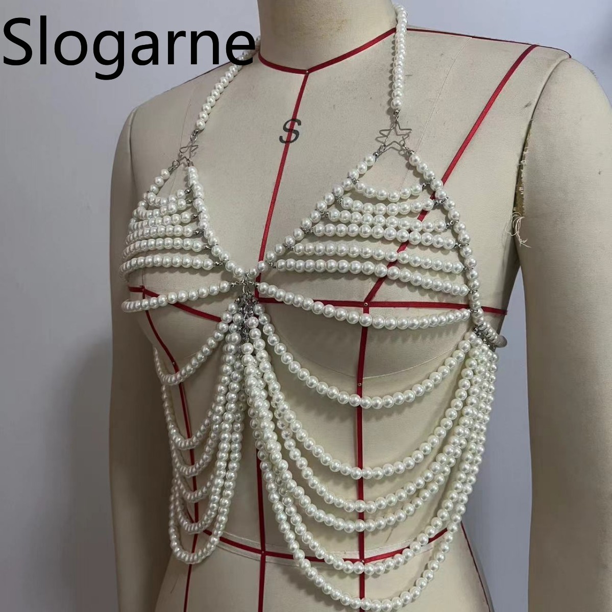المرأة مثير اللؤلؤ الجسم سلسلة - مراجعة Body Jewelry Europe وسعره