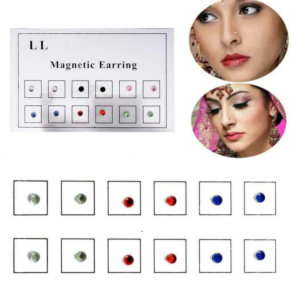 12 قطعة/بطاقة الغشاش وهمية غير - مراجعة Body Jewelry Ear Piercing وسعره