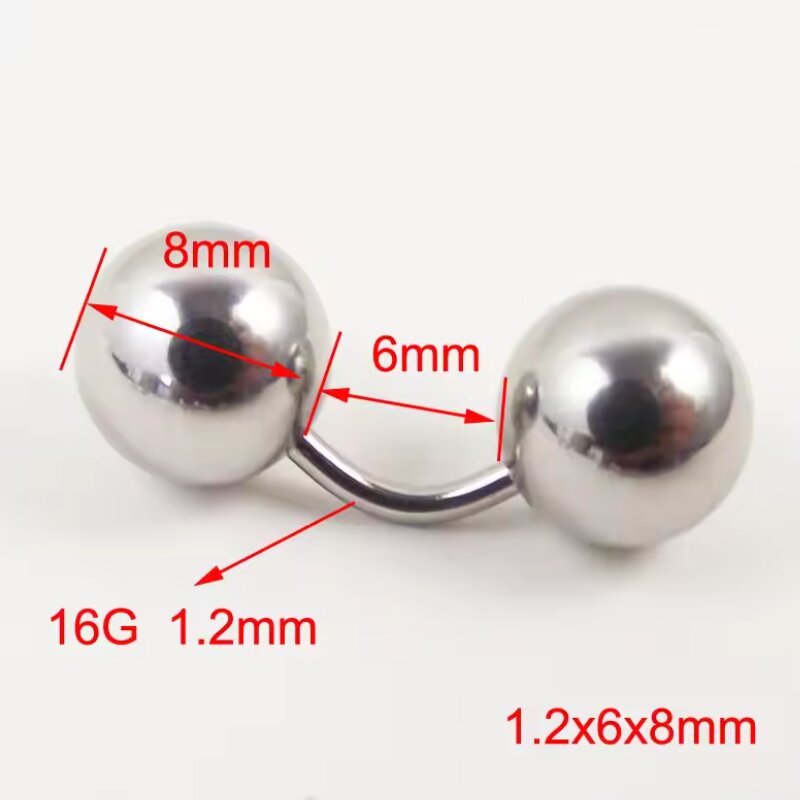 1 قطعة الكرة الكبيرة 316L خارج - مراجعة Body Jewelry Vch وسعره