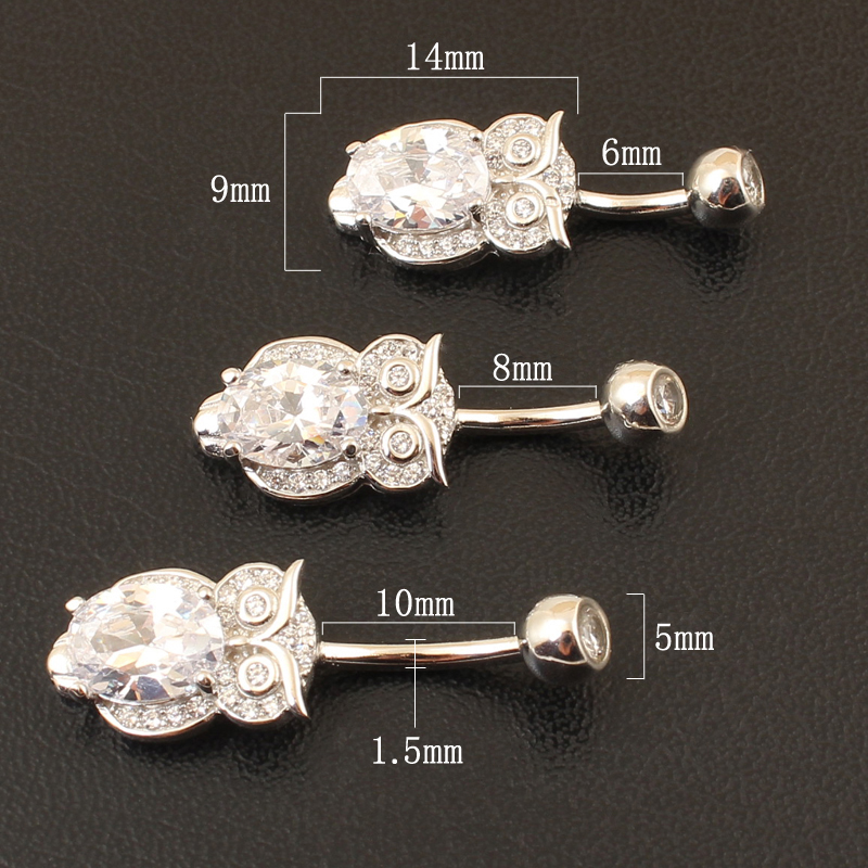 البطن خاتم على شكل زر حقيقي 92 - مراجعة Body Jewelry Materials وسعره