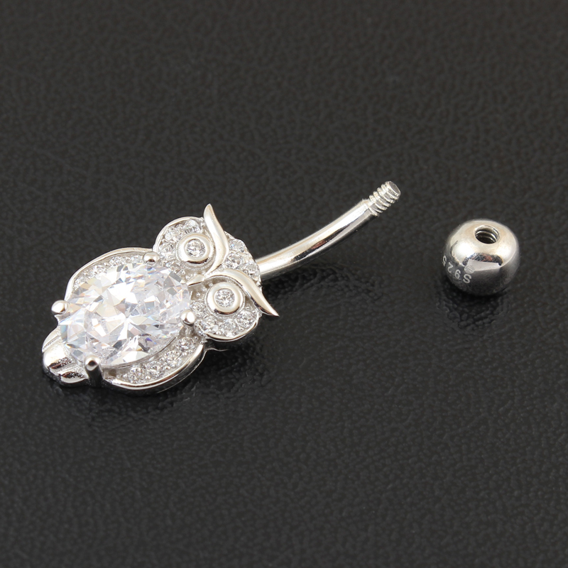 البطن خاتم على شكل زر حقيقي 92 - مراجعة Body Jewelry Materials وسعره