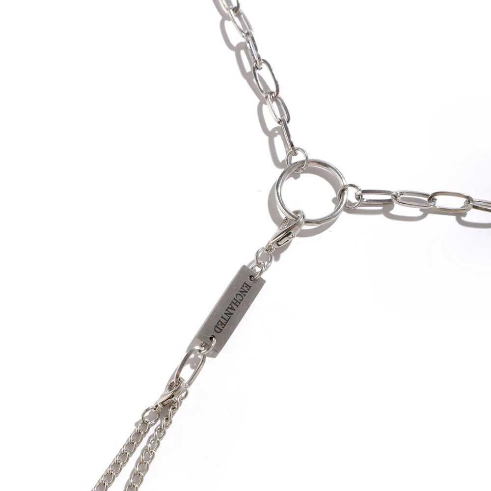 سلسلة صدرية متعددة الطبقات بتص - مراجعة Body Jewelry Materials وسعره