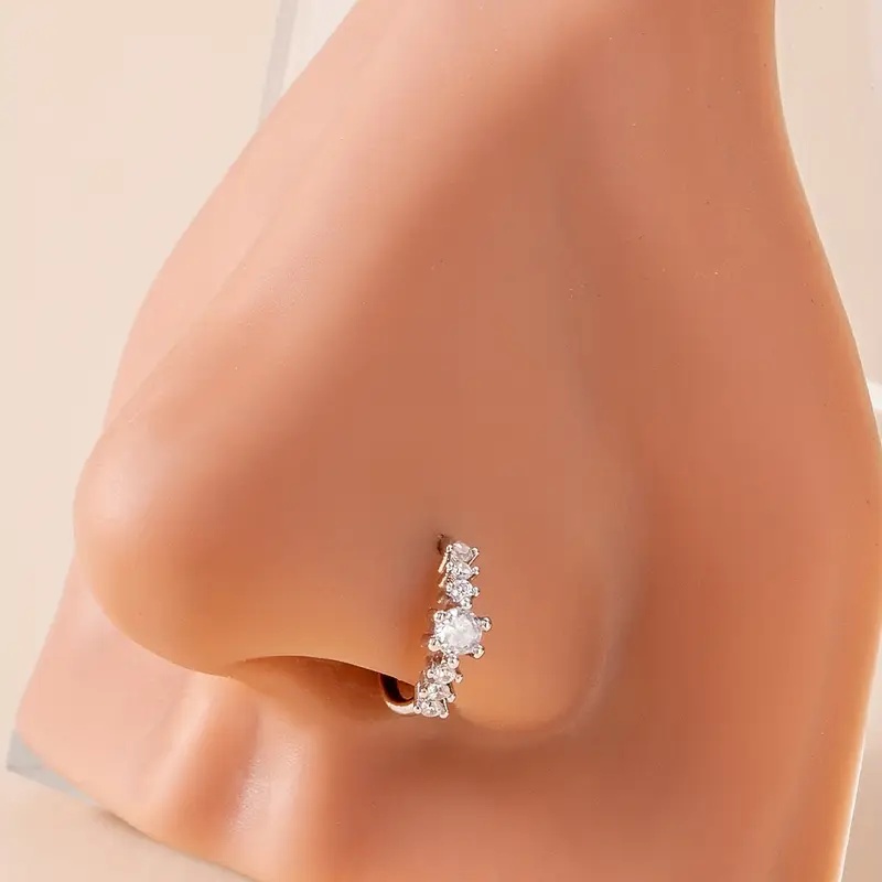 بسيطة صف واحد هندسية S925 الفض - مراجعة Body Jewelry Materials وسعره