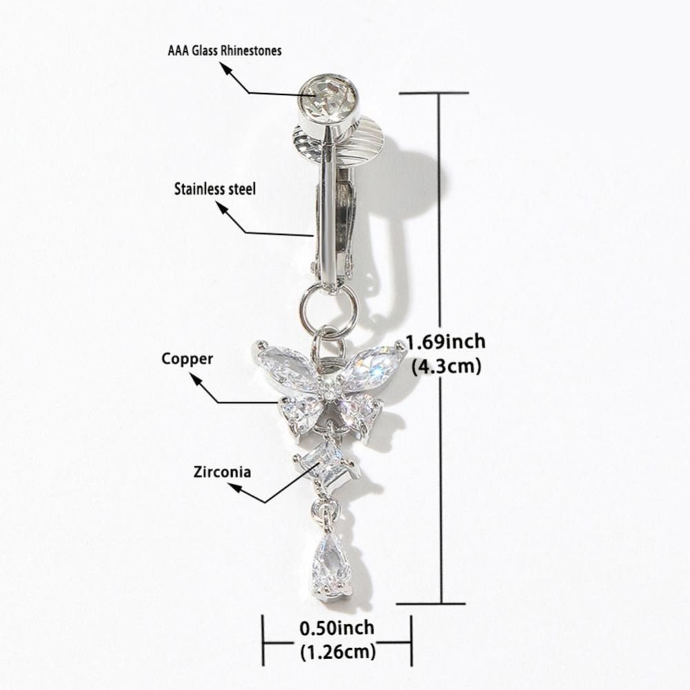 حلقة سرة وهمية قابلة للتركيب ب - مراجعة Body Jewelry Materials وسعره