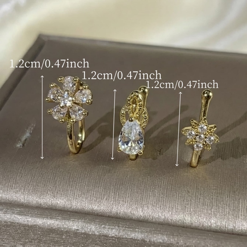 طقم مشابك أنف فرنسية الطراز مك - مراجعة Body Jewelry Materials وسعره
