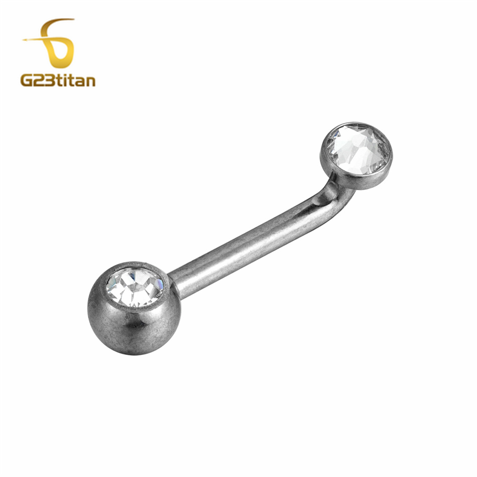 ثقب شفاه من التيتانيوم مع جوهر - مراجعة Body Jewelry Vch وسعره