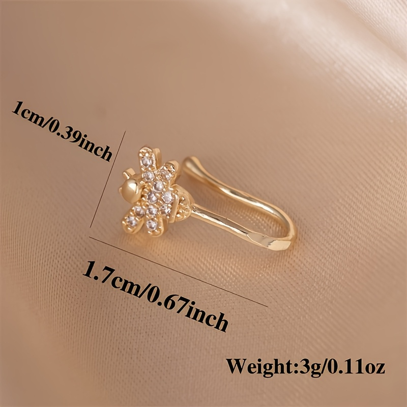 قطعة واحدة من حلقة الأنف غير ا - مراجعة Body Jewelry Materials وسعره