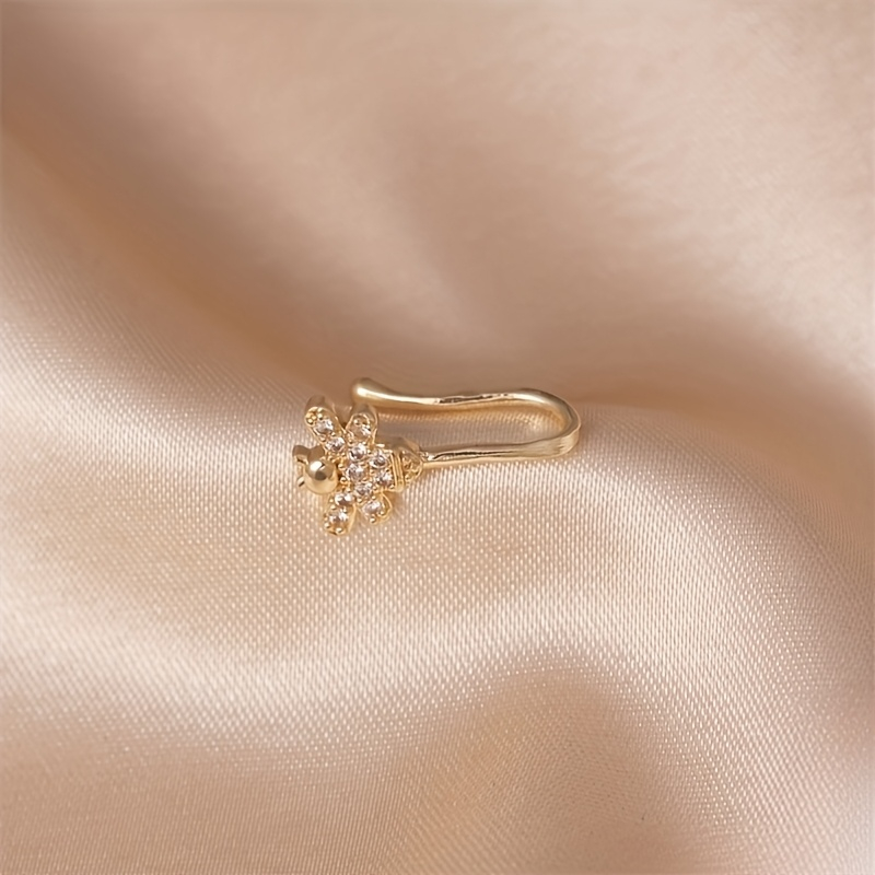 قطعة واحدة من حلقة الأنف غير ا - مراجعة Body Jewelry Materials وسعره